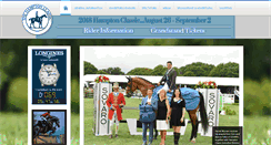 Desktop Screenshot of hamptonclassic.com